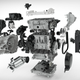 Modular design of the Volvo Drive-E three-cylinder engine.